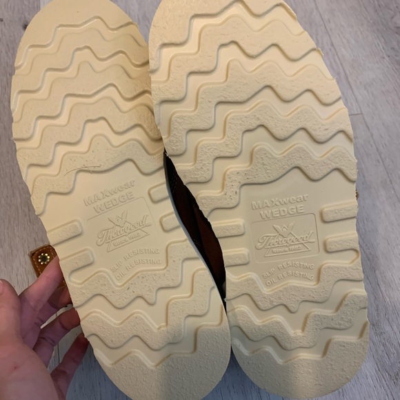 Thorogood American heritage 6" tobacco moc toe Tan work boots for men size 7.5D - Picture 16 of 16